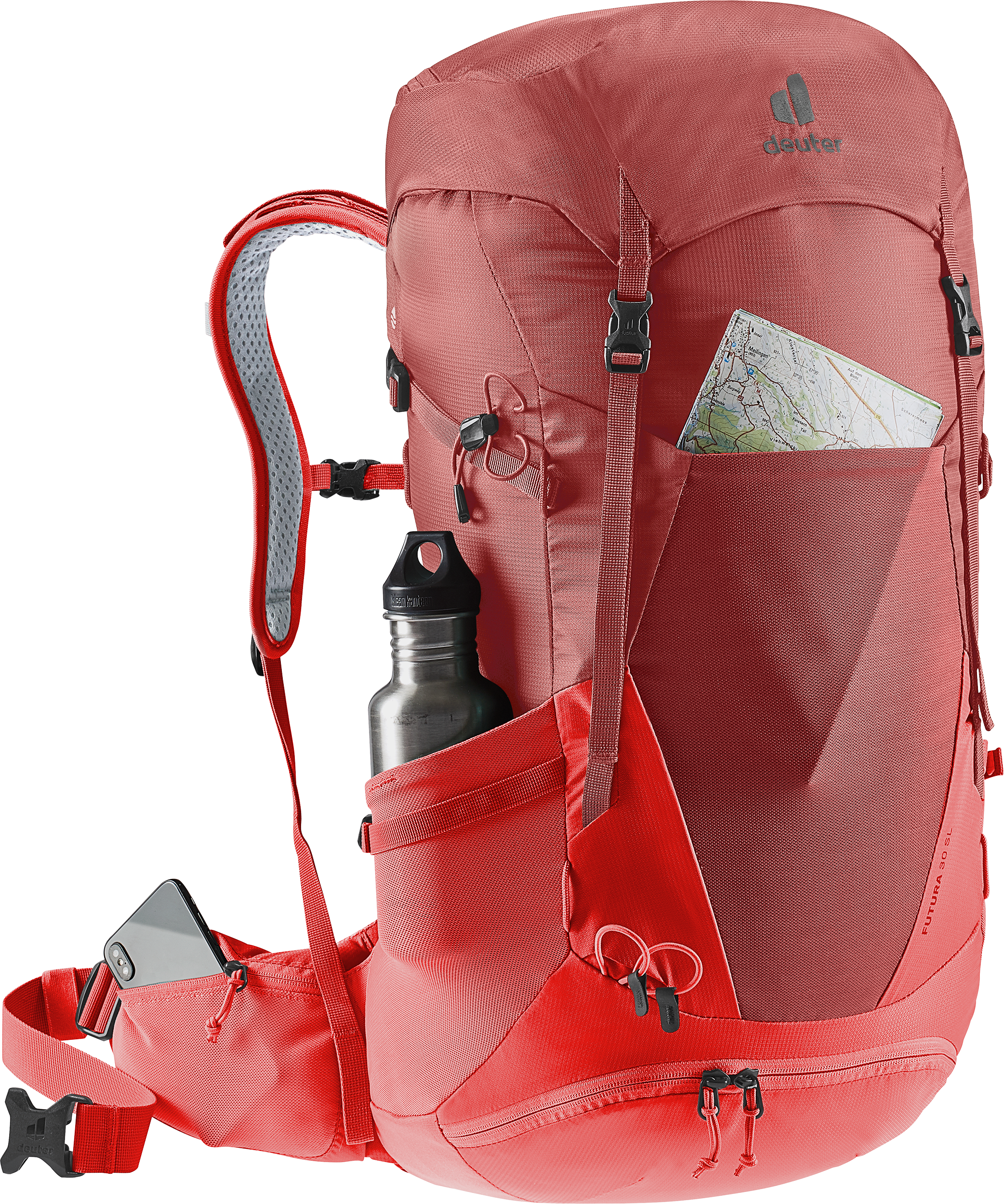 Deuter Futura 30 SL Wanderrucksäcke DEUTER 5589 caspia-currant -