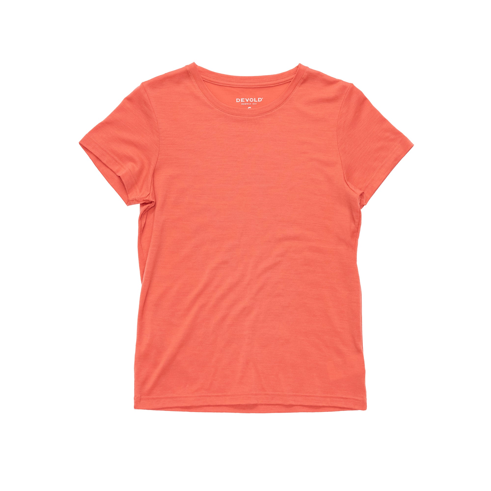 DEVOLD CLASSIC TEE WMN Wandershirts /-hemden DEVOLD CORAL XS