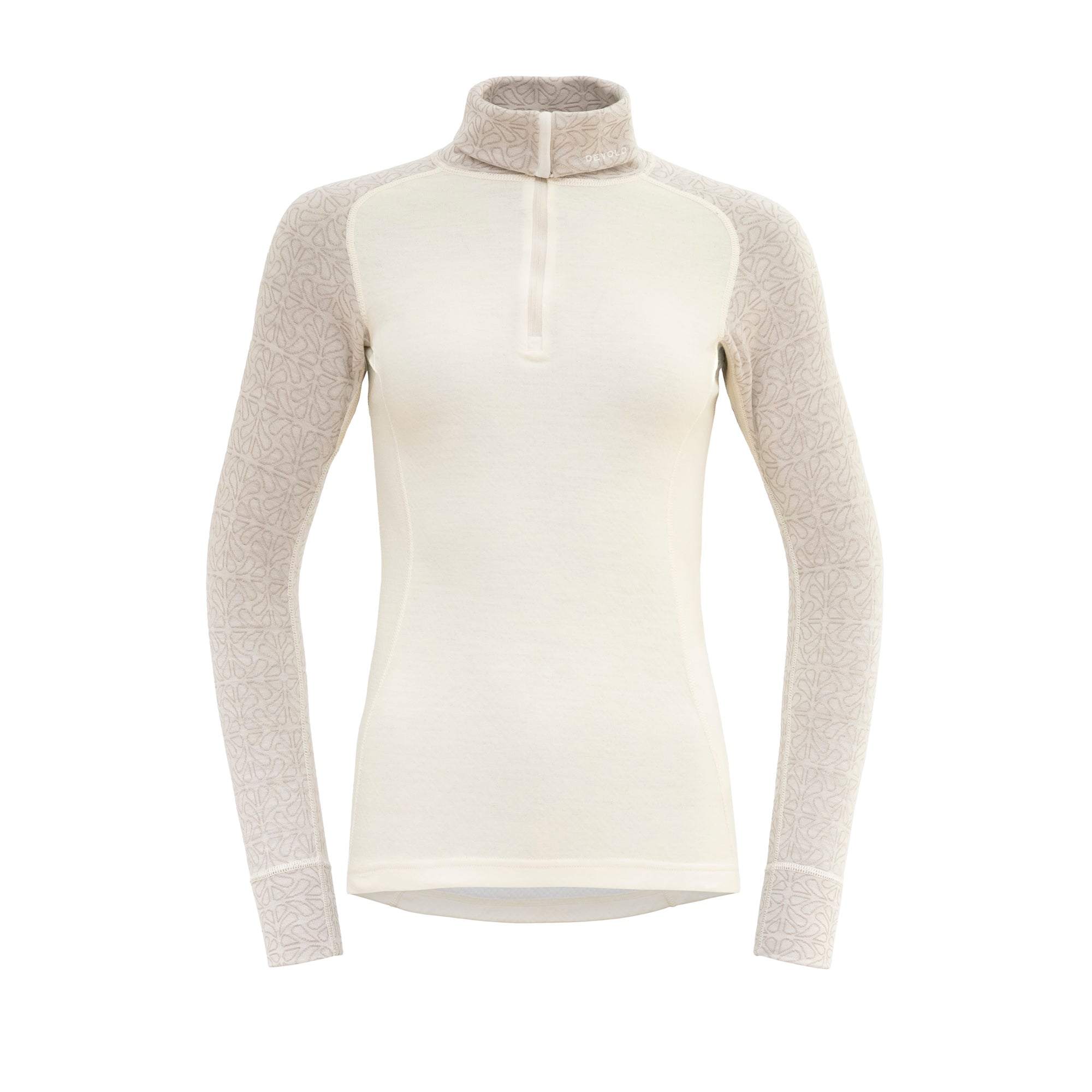 DEVOLD DUO ACTIVE MERINO 210 Z.NECK WMN Unterhemden DEVOLD 010A RAW WHITE S
