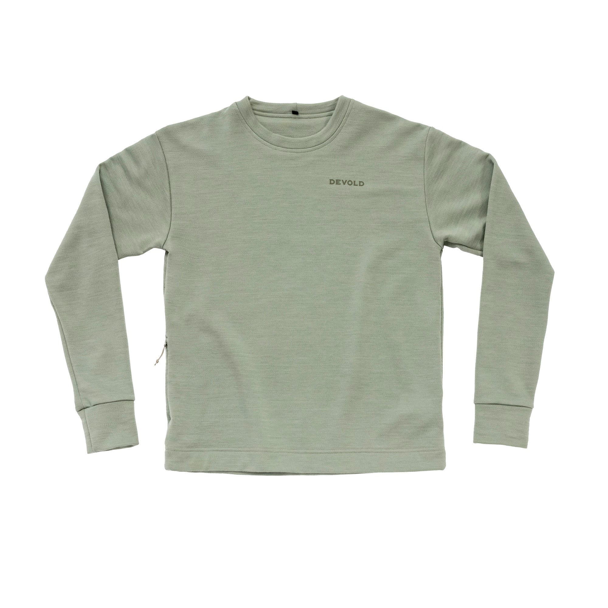 DEVOLD EVERYDAY CREW WMN Fleecejacken & Pullover DEVOLD FOG XS