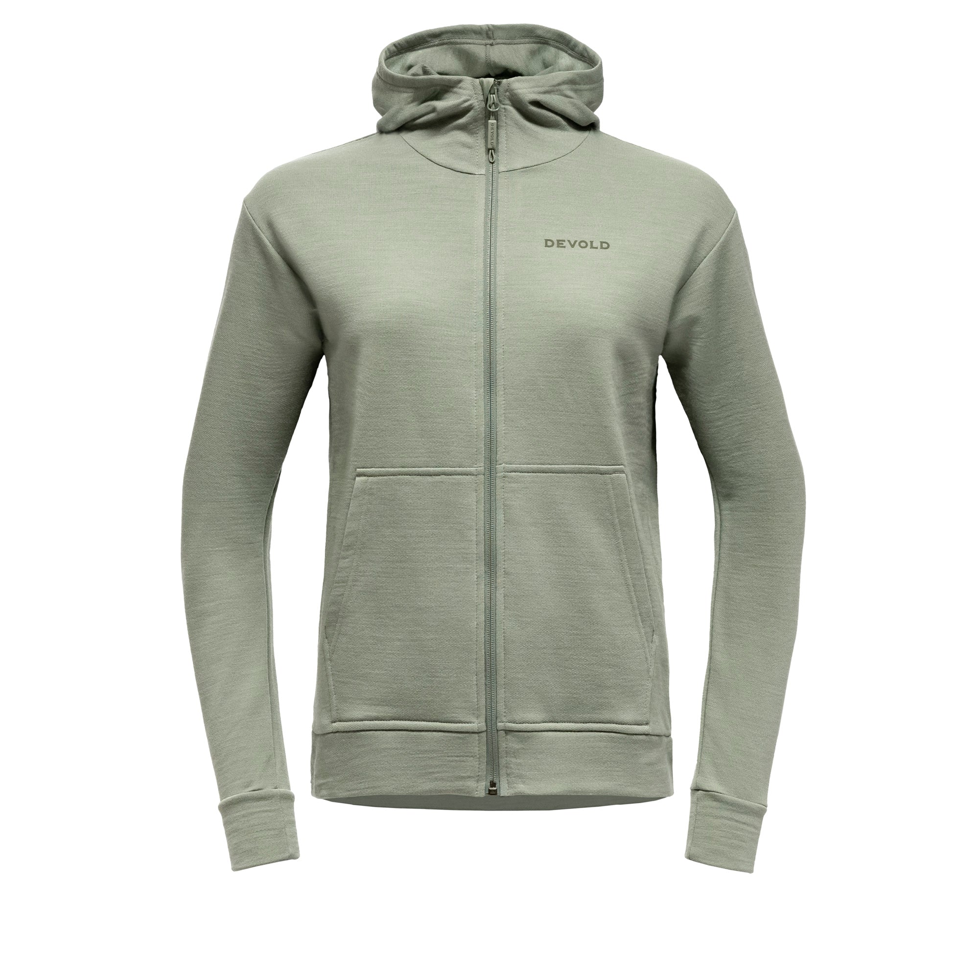 DEVOLD EVERYDAY ZIP HOODIE WMN Fleecejacken & Pullover DEVOLD FOG XS