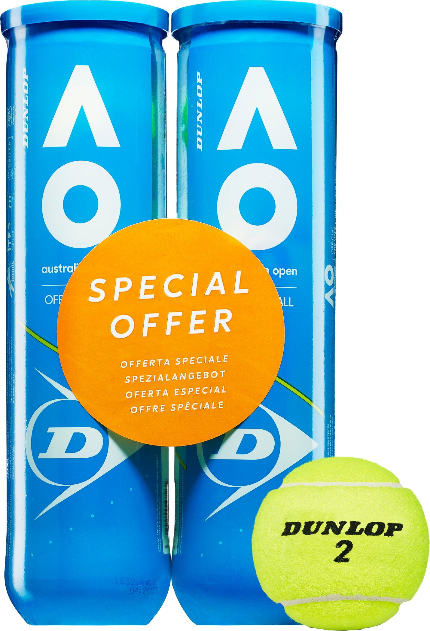 NEW ERA DTB AUSTRALIAN OPEN BIPACK (2X4) Caps NEW ERA gelb -