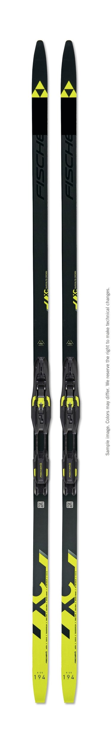 FISCHER SUPERLITE CROWN EF SET / BDG CONTRO Langlaufski FISCHER 000 - 184