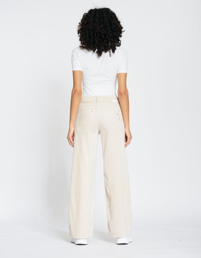 GANG 94AMELIE WIDE ecru Freizeithosen GANG