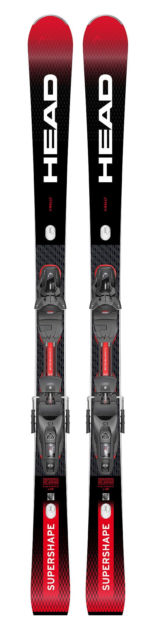 HEAD Supershape e-Rally + Prot. PR 13 GW Ski Alpin HEAD 000 - 170