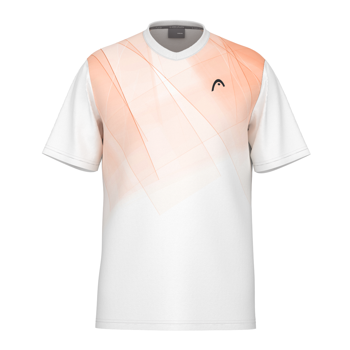 HEAD TOPSPIN T-Shirt Men Tennisoberteile HEAD print vision m/ campfire orang L