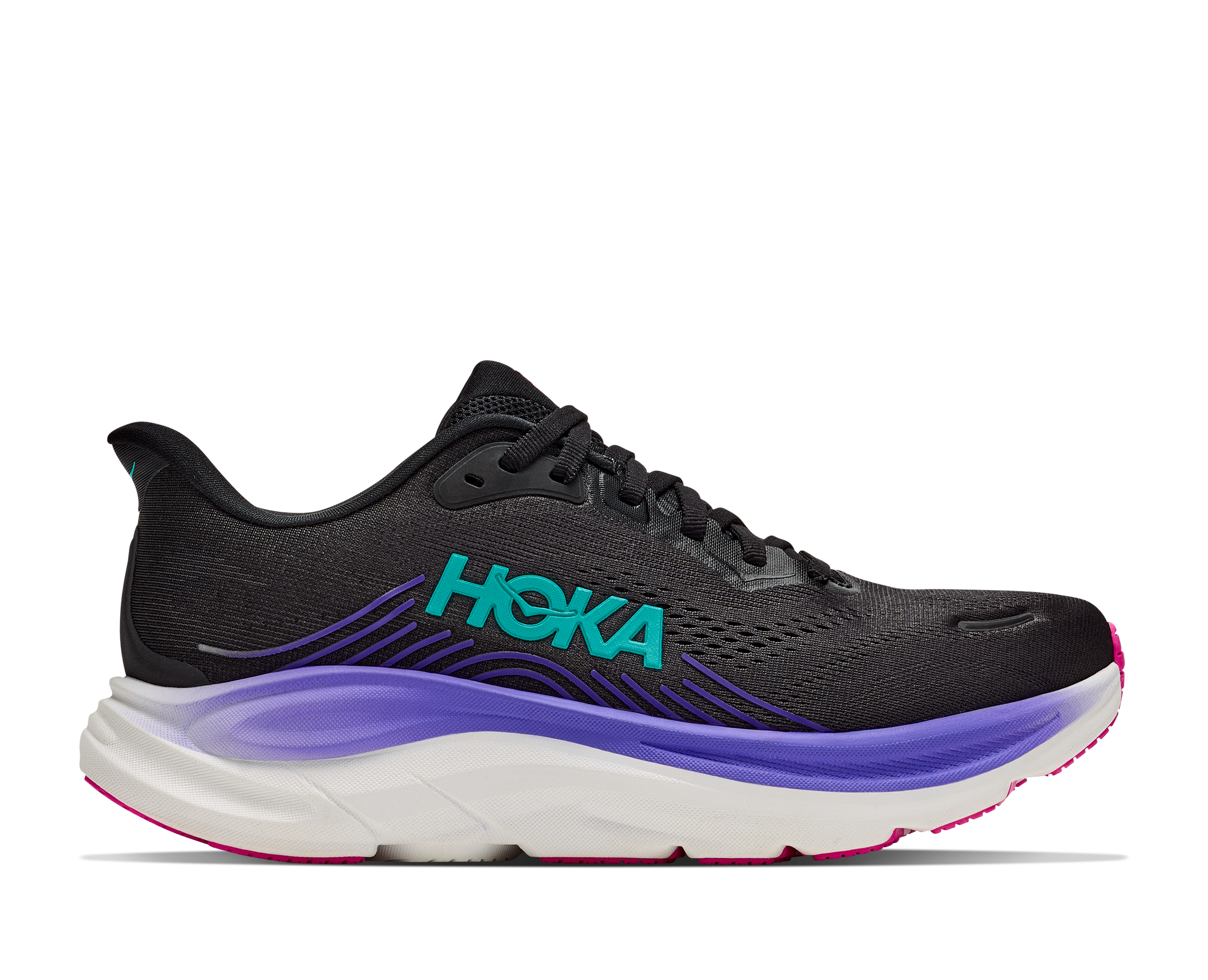 HOKA ONE ONE W CLIFTON 11 Dämpfung HOKA ONE ONE BLACK / NEON NEBULA 38