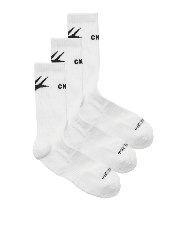 JACK & JONES JACCOMMUNITY SPORTS SOCKS 3 PACK Rucksäcke JACK & JONES Bright White/Bright White - Bright ONE SIZE