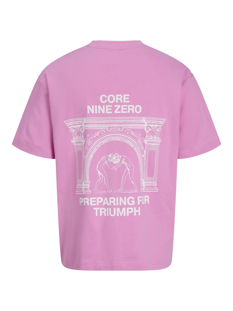 JACK & JONES JCOCNZ BERLIN GRAPHIC T-SHIRT Bright White Freizeitshirts /-hemden JACK & JONES