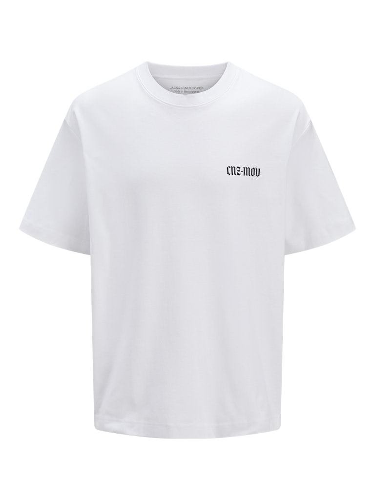 JACK & JONES JCOCNZ BERLIN GRAPHIC T-SHIRT Bright White Freizeitshirts /-hemden JACK & JONES Bright White S