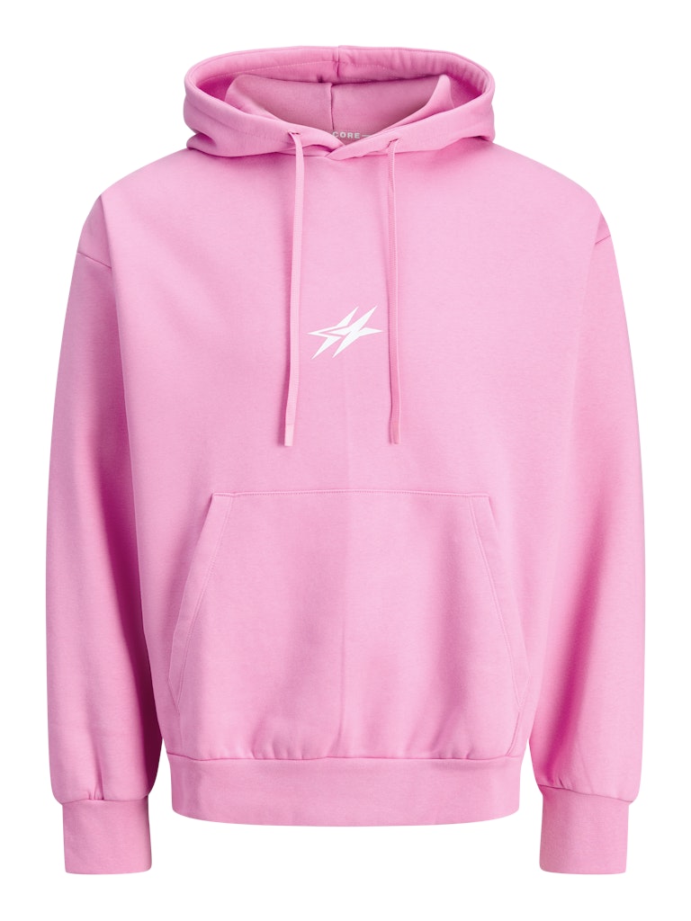 JACK & JONES JCOCNZ BERLIN SWEAT HOOD Pure Cashmere Freizeitpullover JACK & JONES Fuchsia Pink XS