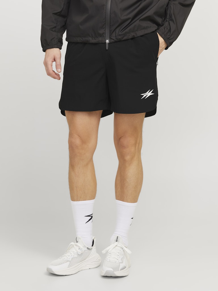 JACK & JONES JCOCNZ PARIS SHORTS Black Freizeithosen JACK & JONES