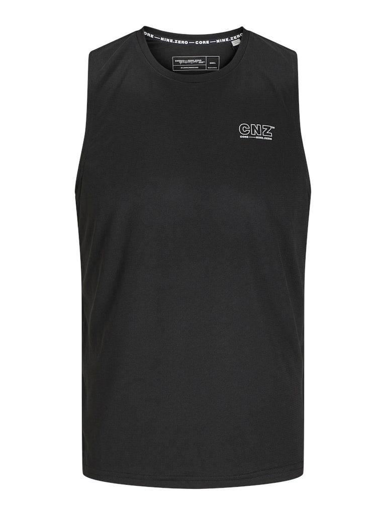 JACK & JONES JCOCNZ TANK TOP SN Bright White Freizeitpullover JACK & JONES Black S