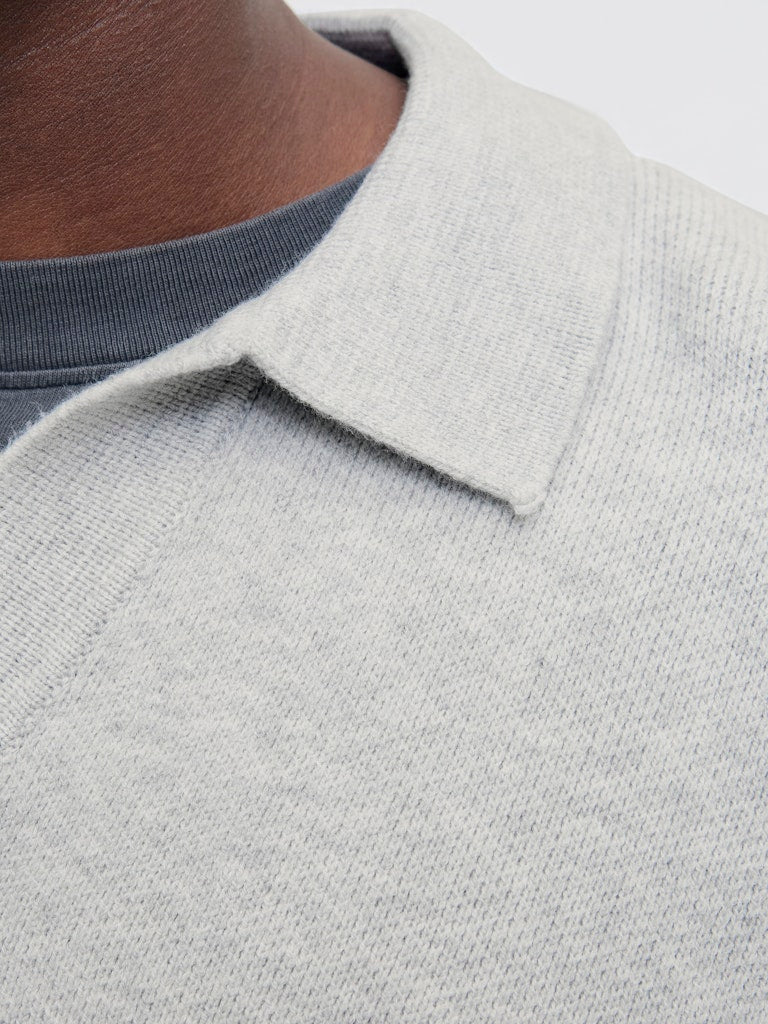 JACK & JONES JCOCOVER KNIT SPLIT NECK POLO Freizeitshirts /-hemden JACK & JONES