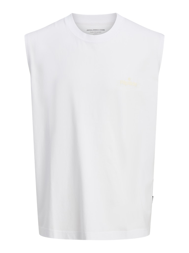 JACK & JONES JCOINFINITY SUN CHEST SL TEE CREW N Freizeitpullover JACK & JONES Bright White S