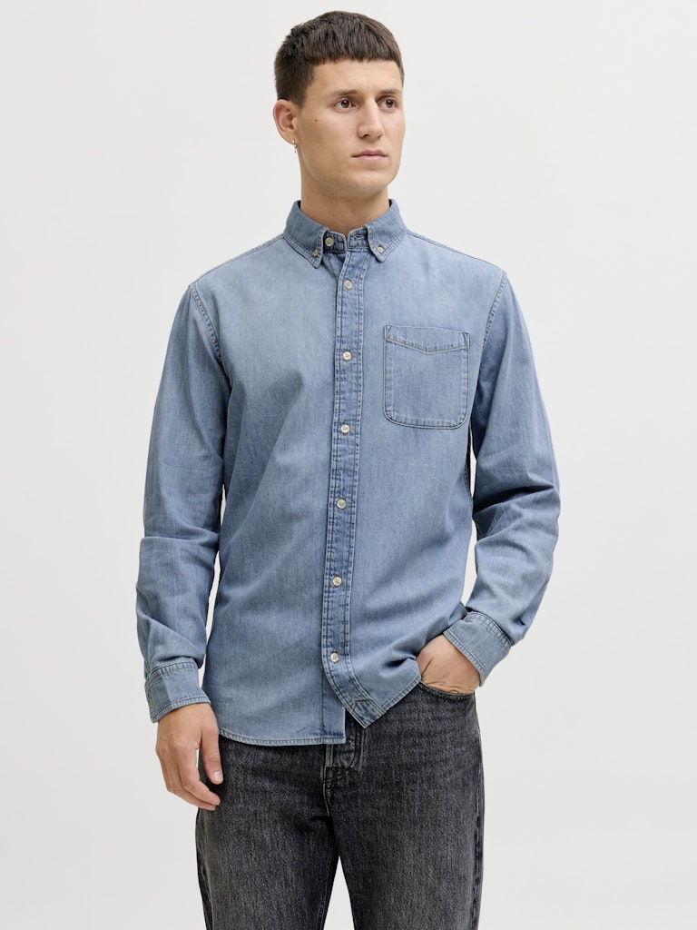 JACK & JONES JJEBROOK JJOXFORD SHIRT AKM 990 NOO Freizeitshirts /-hemden JACK & JONES