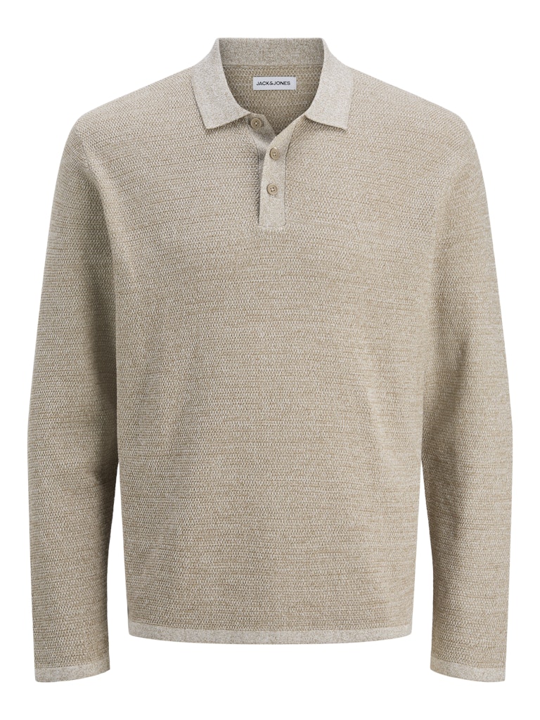JACK & JONES JJEGEORGE KNIT POLO LS SN Freizeitshirts /-hemden JACK & JONES 176547002 S