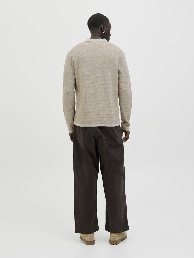 JACK & JONES JJEGEORGE KNIT POLO LS SN Freizeitshirts /-hemden JACK & JONES