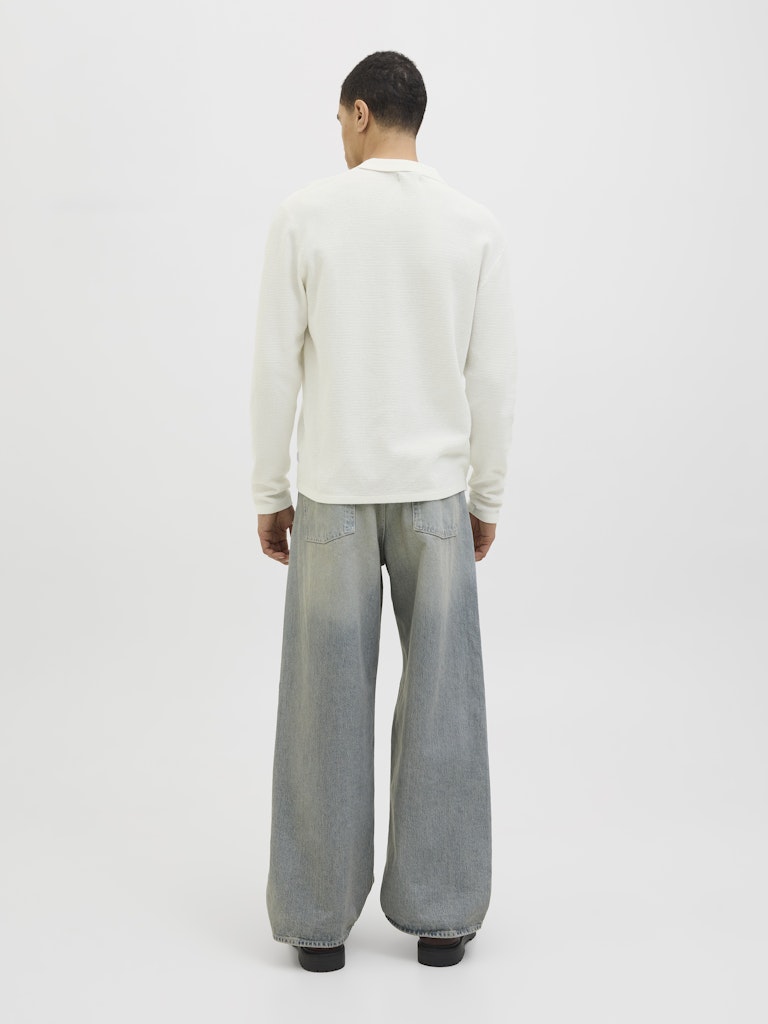 JACK & JONES JJEGEORGE KNIT POLO LS SN Freizeitshirts /-hemden JACK & JONES