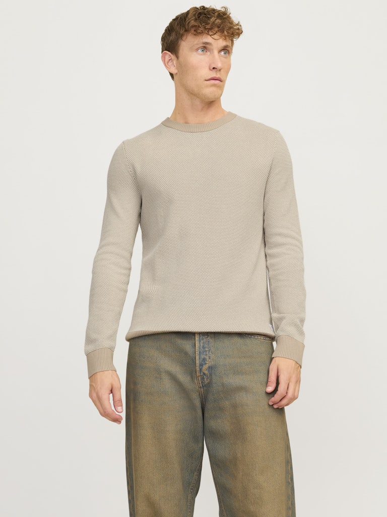 JACK & JONES JJEGLOBE KNIT CREW NECK NOOS Freizeitpullover JACK & JONES