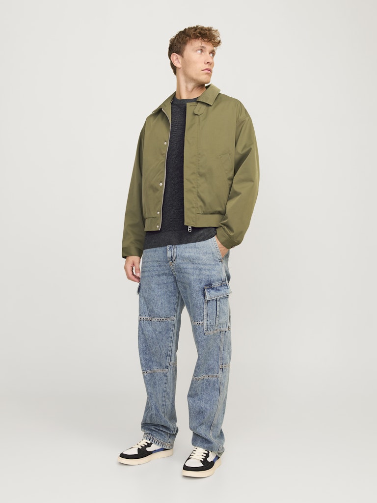 JACK & JONES JJEGLOBE KNIT CREW NECK NOOS Freizeitpullover JACK & JONES