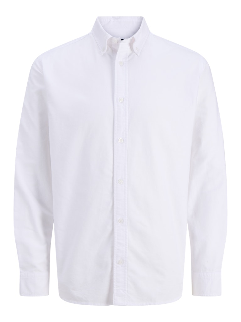 JACK & JONES JJEHARVEY OXFORD L/S SHIRT NOOS Freizeitshirts /-hemden JACK & JONES White/REGULAR FIT S