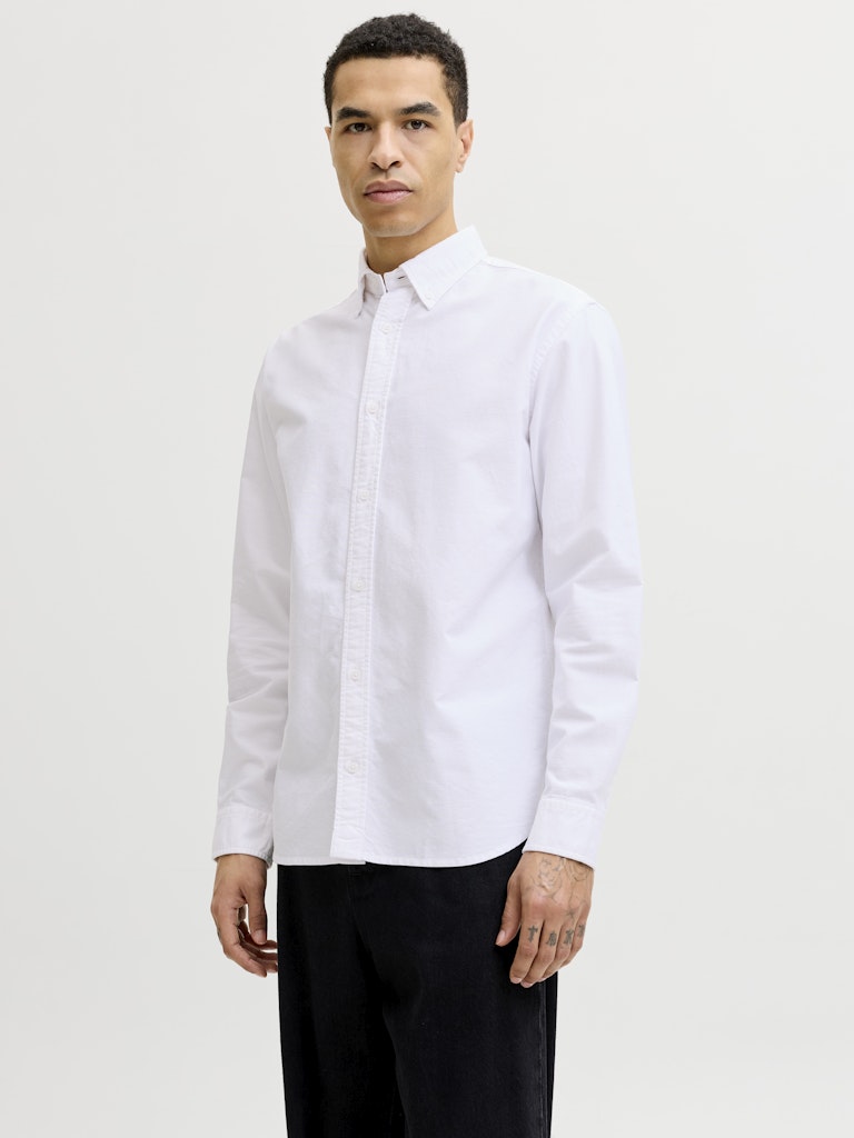 JACK & JONES JJEHARVEY OXFORD L/S SHIRT NOOS Freizeitshirts /-hemden JACK & JONES