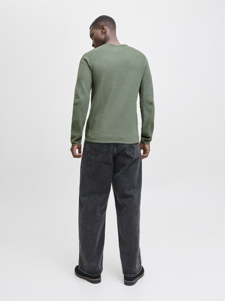 JACK & JONES JJEHILL KNIT CREW NECK NOOS Iceberg Green/Twist Freizeitpullover JACK & JONES