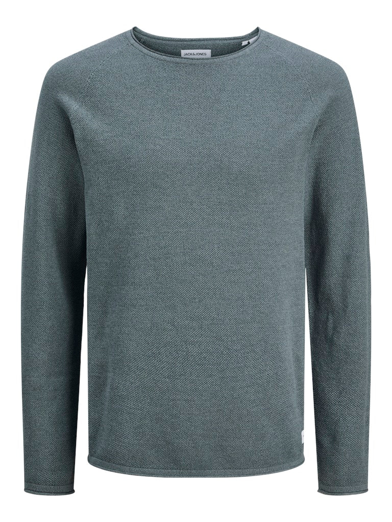 JACK & JONES JJEHILL KNIT CREW NECK NOOS Iceberg Green/Twist Freizeitpullover JACK & JONES 176707013 S
