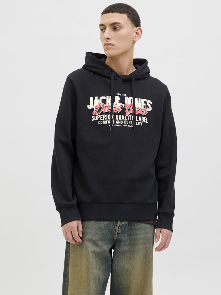 JACK & JONES JJELOGO SWEAT HOOD 2 COL 25/26 NOOS Freizeitpullover JACK & JONES