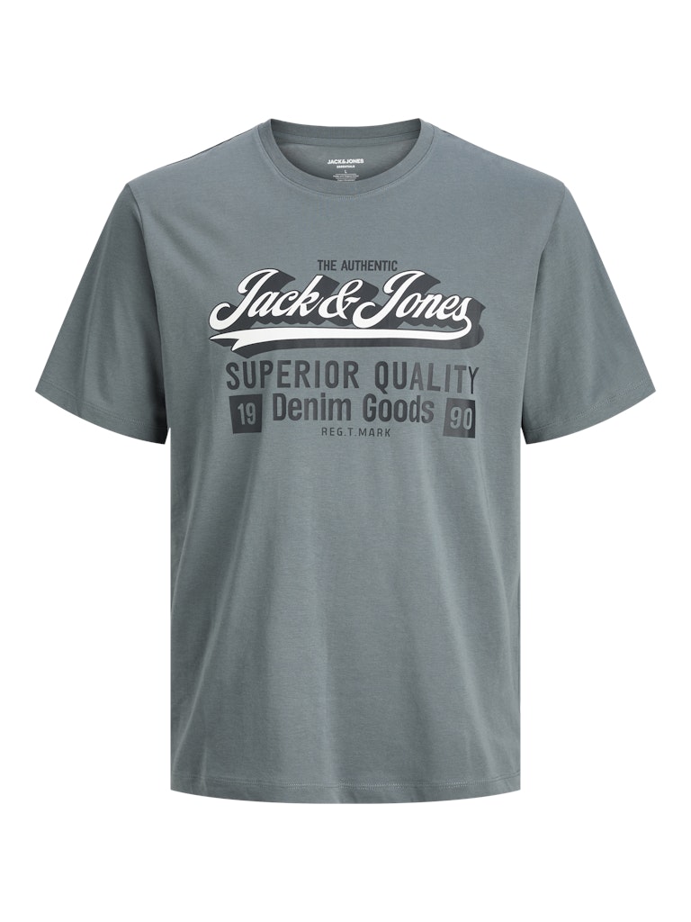 JACK & JONES JJELOGO TEE SS O-NECK 2 COL AW25 SN Freizeitshirts /-hemden JACK & JONES 176707 S