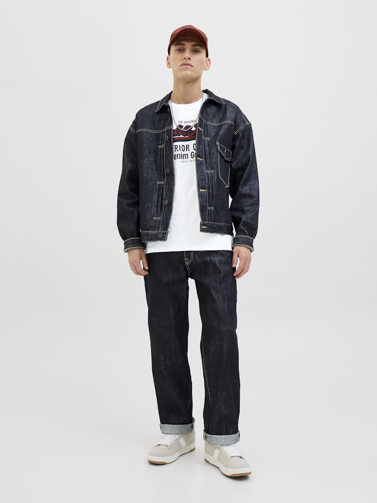 JACK & JONES JJELOGO TEE SS O-NECK 2 COL AW25 SN Freizeitshirts /-hemden JACK & JONES