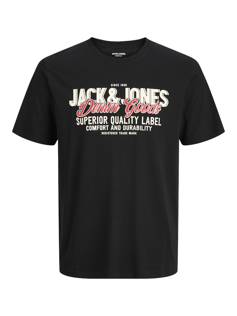 JACK & JONES JJELOGO TEE SS O-NECK 2 COL AW25 SN Freizeitshirts /-hemden JACK & JONES 178012 S