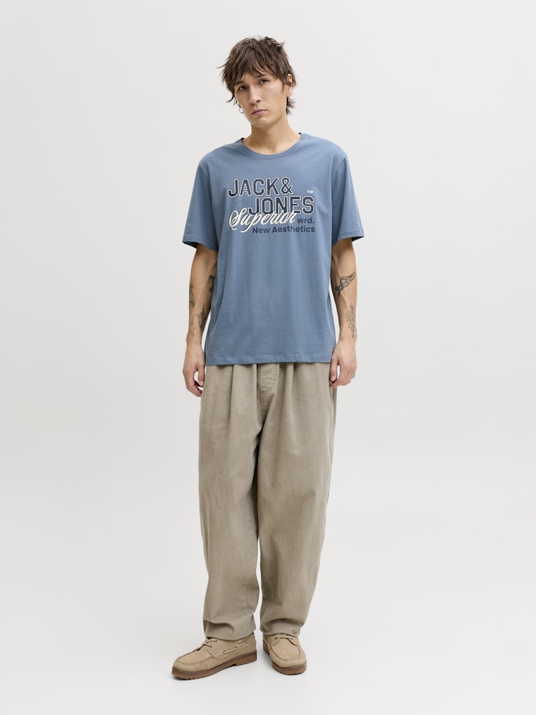 JACK & JONES JJELOGO TEE SS O-NECK 2 COL SS26 SN Freizeitshirts /-hemden JACK & JONES
