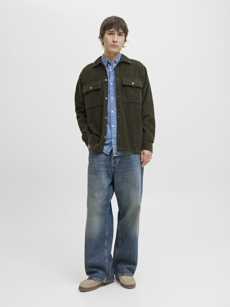 JACK & JONES JJEPERFECT CORDUROY OVERSHIRT LS SN Freizeitshirts /-hemden JACK & JONES