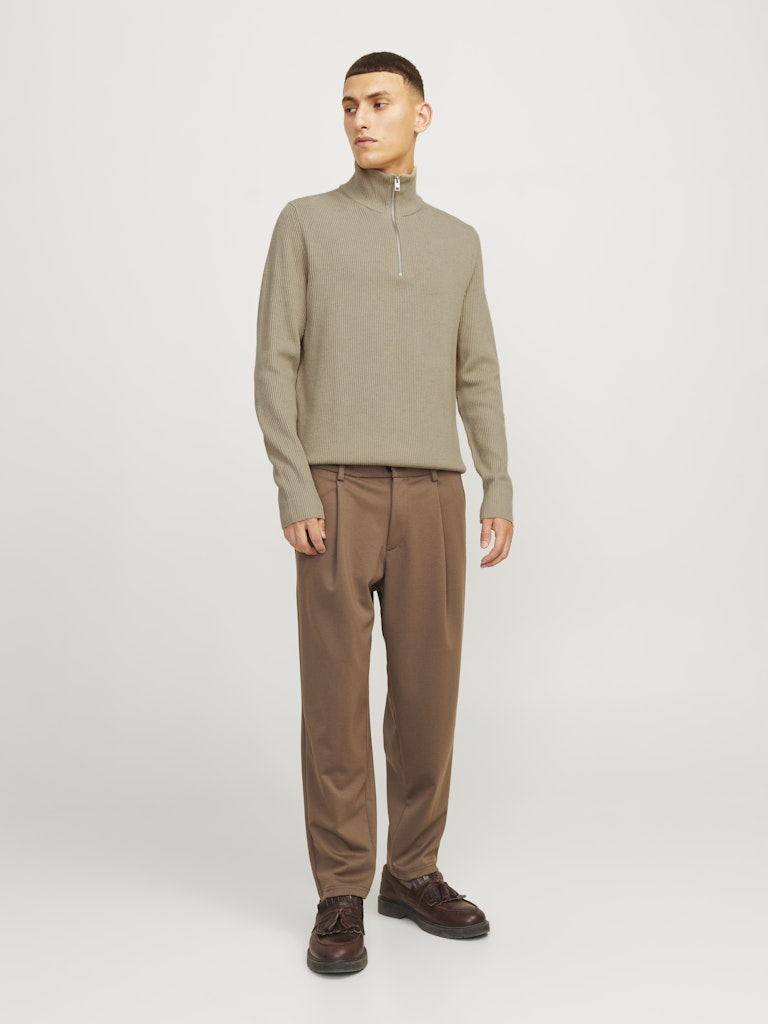 JACK & JONES JJEPERFECT KNIT HALF ZIP SN Freizeitpullover JACK & JONES