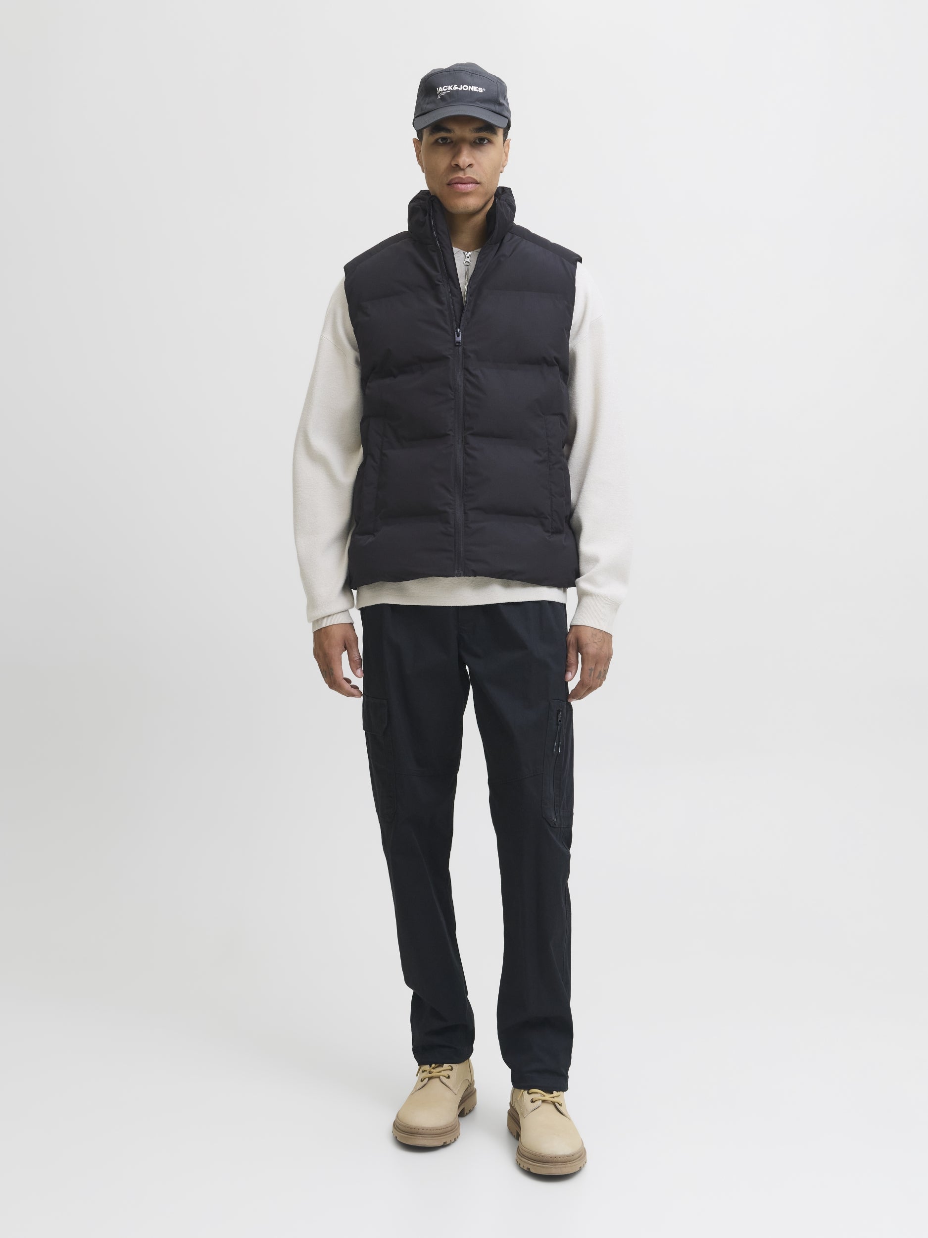 JACK & JONES JJESOHO BODYWARMER COLLAR SN Freizeitjacken JACK & JONES