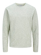 JACK & JONES JJESUMMER KNIT CREW NECK SN Iceberg Green/w. Cloud Dancer Freizeitpullover JACK & JONES Iceberg Green/w. Cloud Dancer S