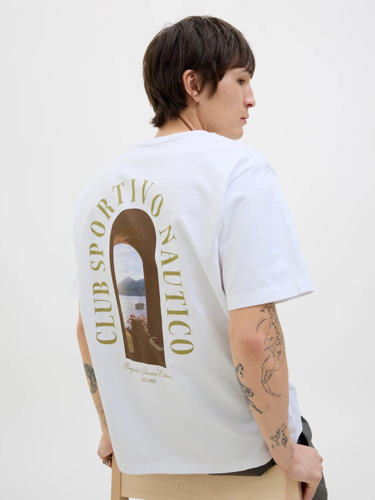 JACK & JONES JORHYDRA PHOTO TEE SS CREW NECK Freizeitshirts /-hemden JACK & JONES