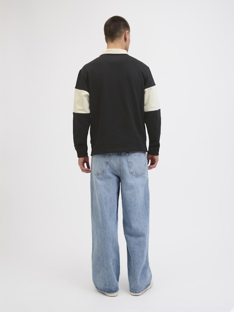 JACK & JONES JORNORREBRO BLOCKING SWEAT POLO Freizeitpullover JACK & JONES