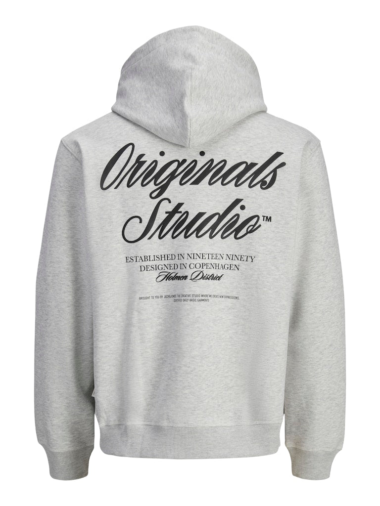 JACK & JONES JORNORREBRO TYPO BACK SWEAT HOOD SN Freizeitpullover JACK & JONES