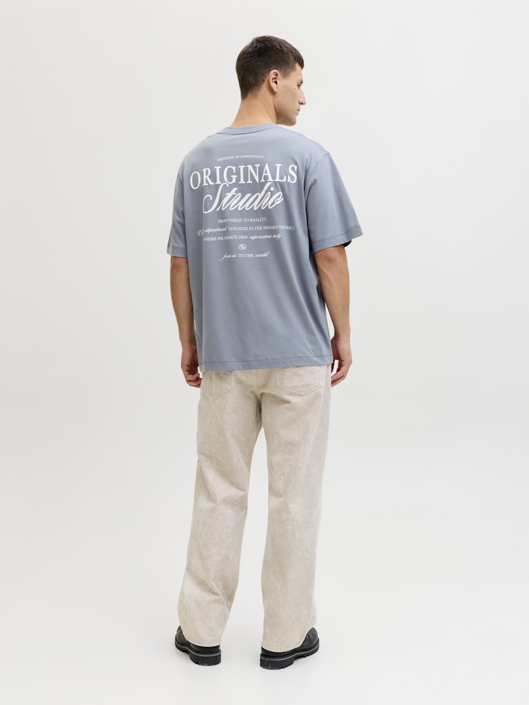 JACK & JONES JORNORREBRO TYPO TEE SS CREW NECK N Freizeitshirts /-hemden JACK & JONES