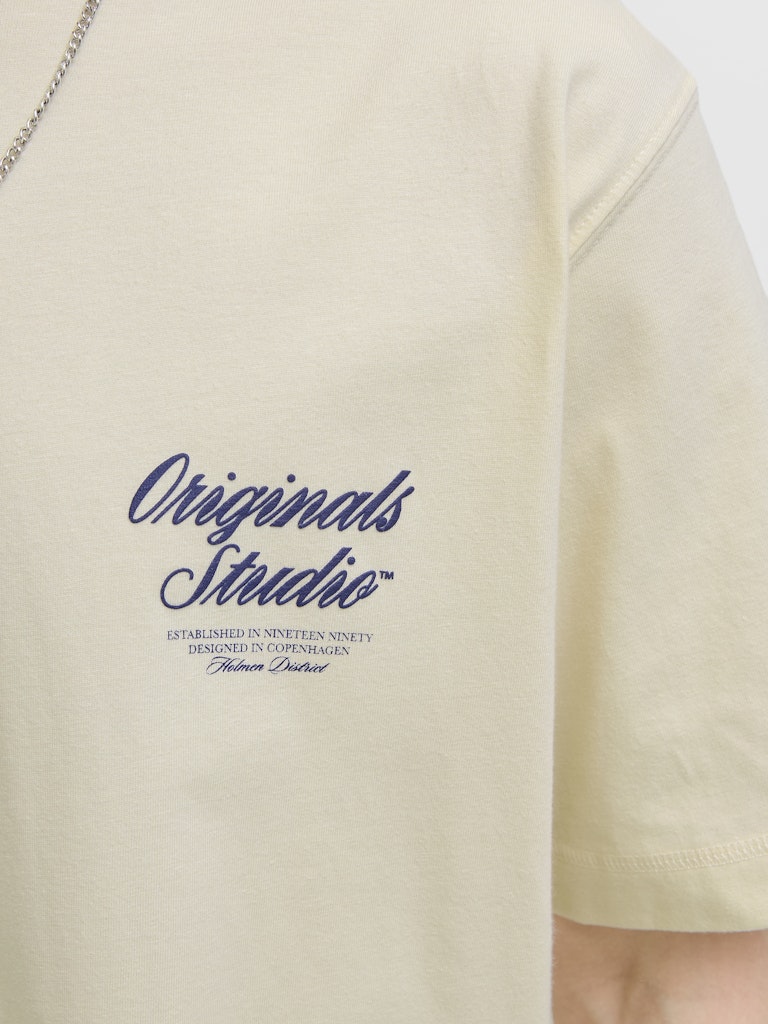 JACK & JONES JORNORREBRO TYPO TEE SS CREW NECK N Freizeitshirts /-hemden JACK & JONES