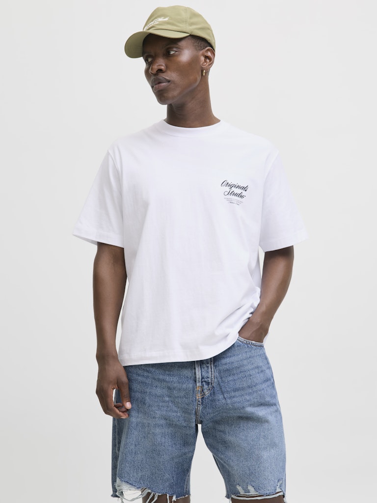 JACK & JONES JORNORREBRO TYPO TEE SS CREW NECK N Freizeitshirts /-hemden JACK & JONES