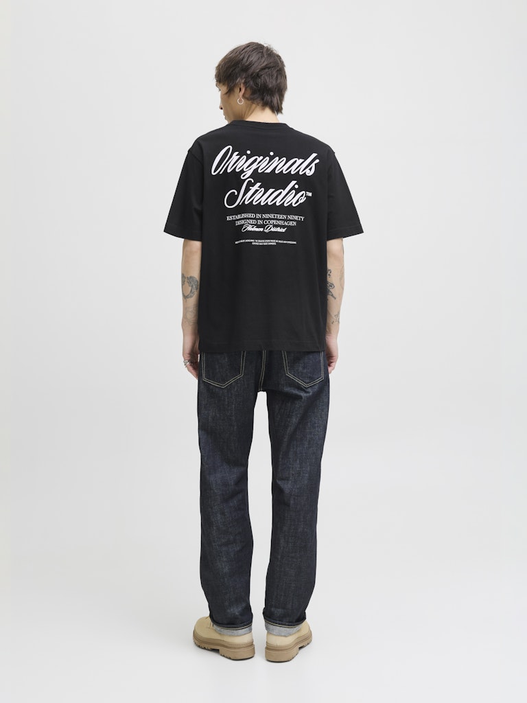 JACK & JONES JORNORREBRO TYPO TEE SS CREW NECK N Freizeitshirts /-hemden JACK & JONES