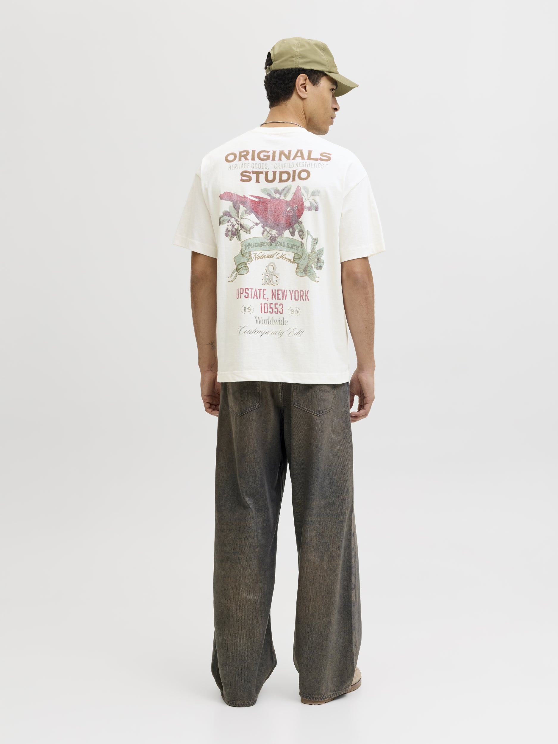 JACK & JONES JORUPSTATE GRAPHIC BACK TEE SS CN Freizeitshirts /-hemden JACK & JONES