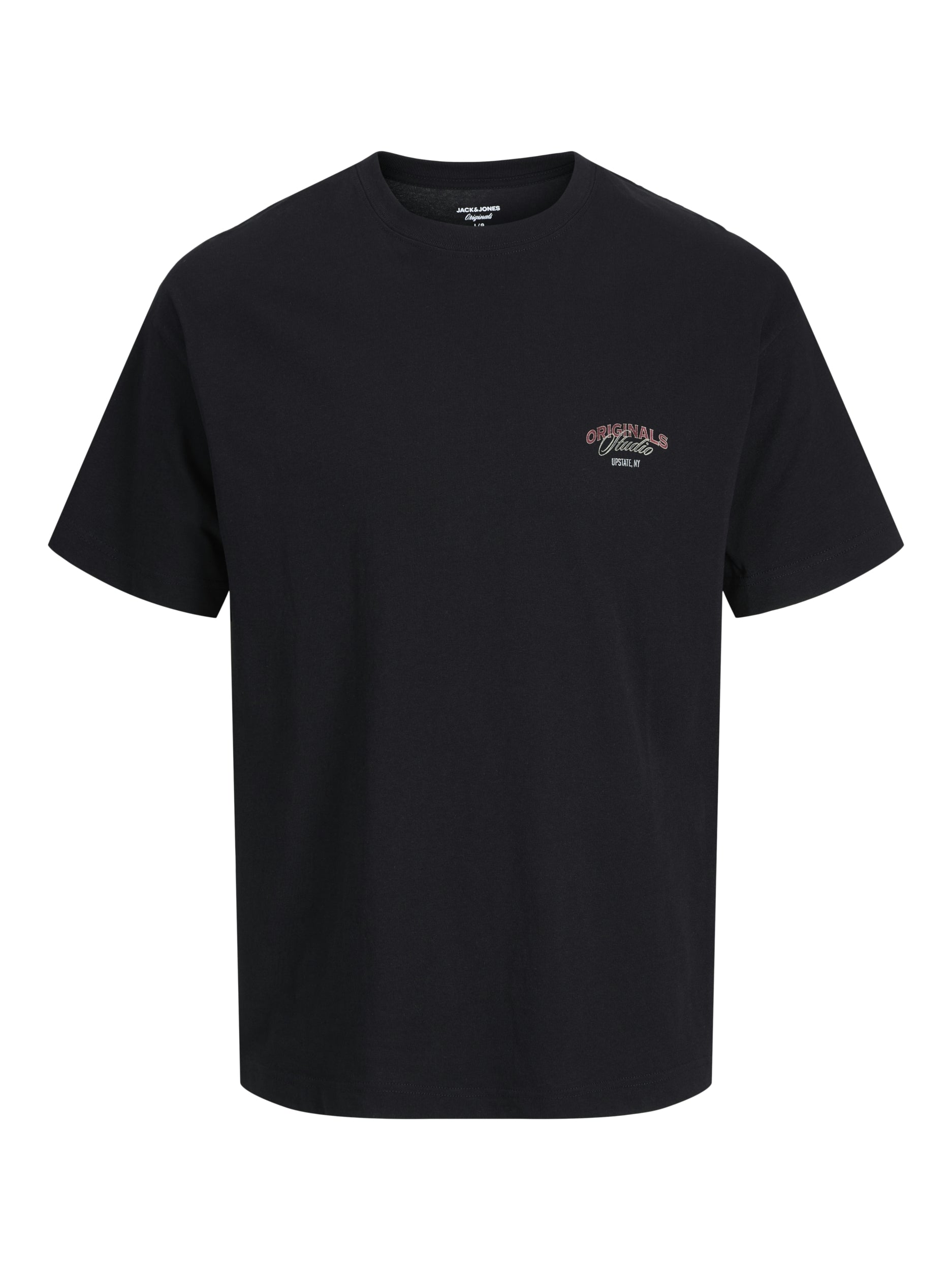 JACK & JONES JORUPSTATE GRAPHIC BACK TEE SS CN Freizeitshirts /-hemden JACK & JONES Black S