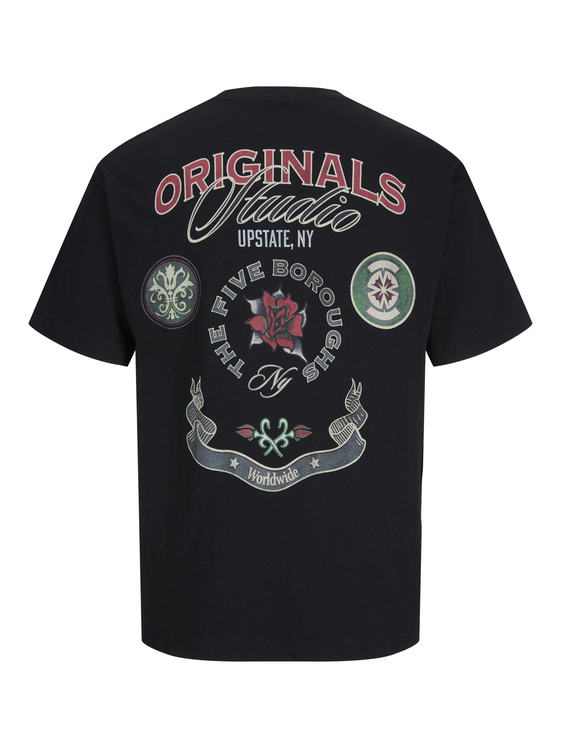 JACK & JONES JORUPSTATE GRAPHIC BACK TEE SS CN Freizeitshirts /-hemden JACK & JONES