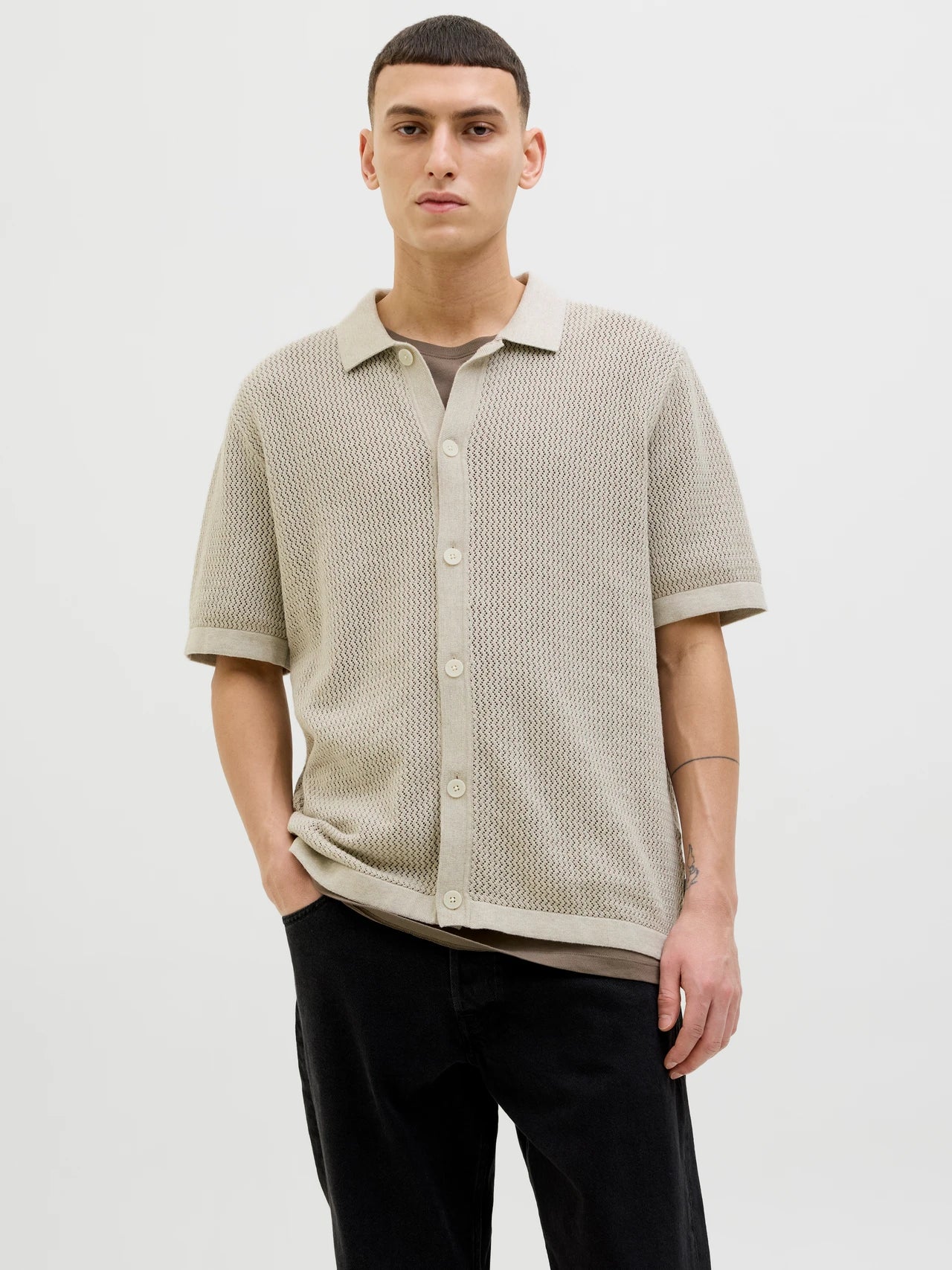 JACK & JONES JPRBLAARTO KNIT POLO SS Freizeitshirts /-hemden JACK & JONES
