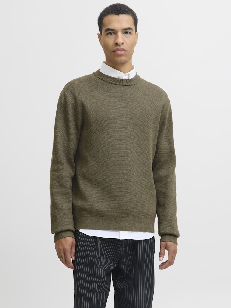 JACK & JONES JPRBLAMILANO STITCH KNIT CREW NECK Freizeitpullover JACK & JONES